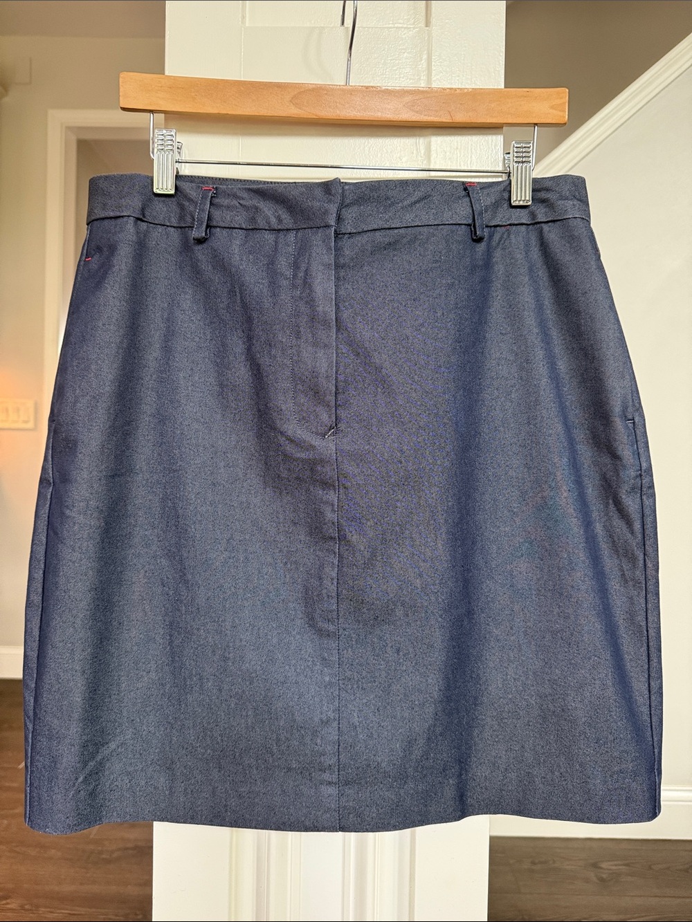 Tommy Hilfiger Chambray Lightweight Mini Skirt Vintage Like New 12